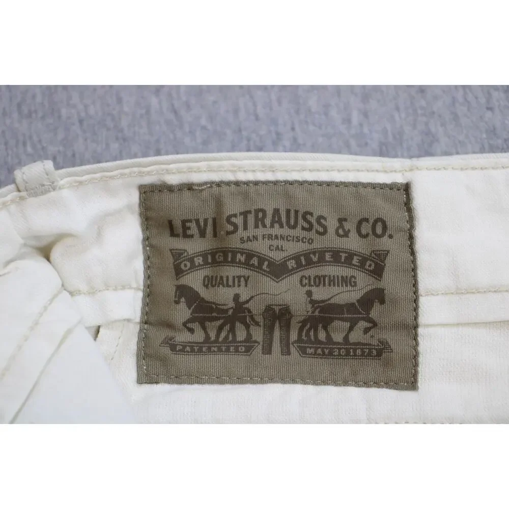 Levis Shorts Men 38 Beige 100% Cotton Cargo 11